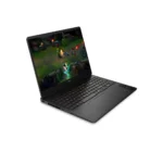 Best HP Omen 16-AN0075CL Gaming Laptop Side Isometric View with Active RGB Keyboard