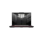 Front view of Asus TUF A16 FA607NUG gaming laptop display and red backlit keyboard available at Karoum Computers Dubai UAE