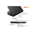 HP Omen 16-AN0075CL Detailed Connectivity Ports Infographic Diagram